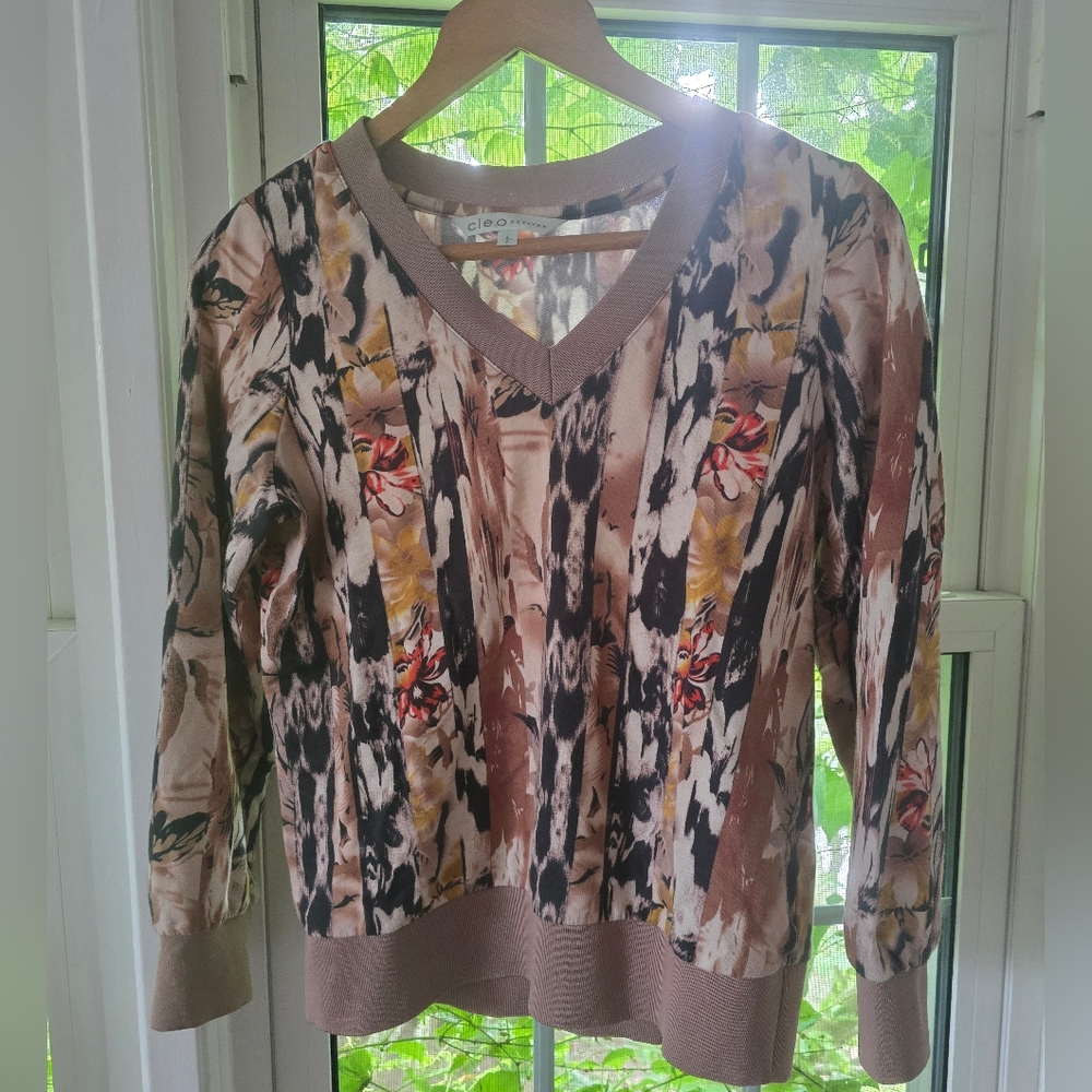 Cleo Multicolor Patterned Sweater
